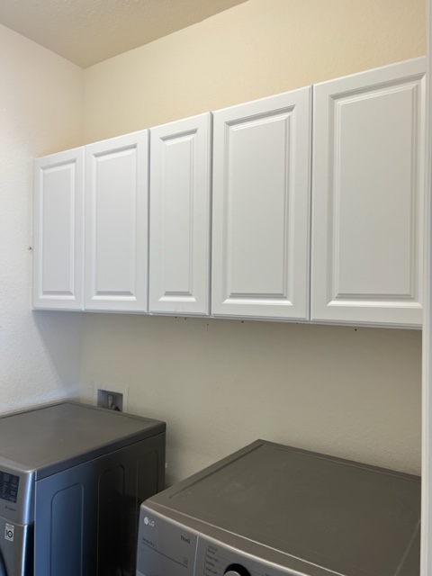 Laundry Cabinet Installation
